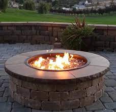 Necessories Grand 48 In Fire Pit Kit In Desert 3500002 The Home Depot Fire Pit Kit Fire Pit Landscaping Outdoor Fire Pit