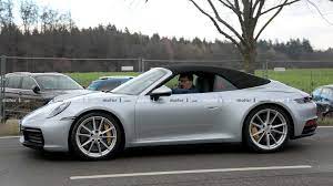 Request a dealer quote or view used cars at msn autos. 2020 Porsche 911 Convertible Spied With Its Top On