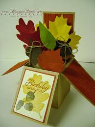 You would need the following to make the greeting card display stand. How To Make A Card In A Box Stampin Studio