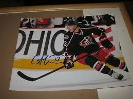 Cam atkinson (boston college) second star: Cam Atkinson Signed Autographed Blue Jackets 8x10 Photo 38 Boston College Ebay