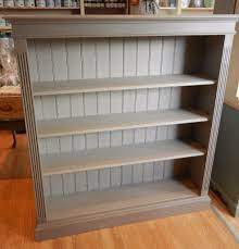 Light blue paint and natural tones. Painting Bookcase Painted Bookshelves Pine Furniture Decor