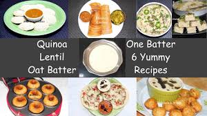 Quinoa Lentil Oat Dosa Uttapam Idli Dhokla Appe Vada Video Recipe Oats Dosa Dhokla Recipes