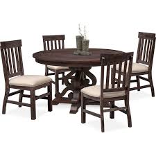 Charthouse Round Dining Table And 4 Side Chairs Round