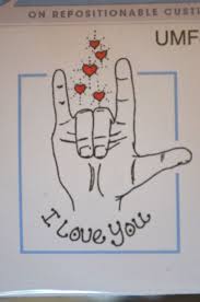I Love You Asl Sign Language Sells For 7 59 Retired Sold Separately Are The Other Items Used In The Ex Art Impressions Love Yourself Tattoo Asl Sign Language