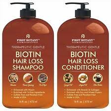 Biotin injections are used for the improvement of fine, fragile, or thinning hair.although biotin occurs naturally in various foods, people suffering from a deficiency usually have a genetic issue that prevents them from fully absorbing. First Botany Biotin Hair Growth Loss Dht 1 Shampoo 1 Conditioner 2x 16oz For Sale Online Ebay