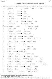 Check spelling or type a new query. 27 Balancing Chemical Equations Worksheet Balancing Worksheet 1 Chemical Equations Chemistry