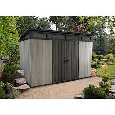 Keter Artisan 11 X 7 Customizable Storage Shed Sam S Club Backyard Storage Sheds Backyard Storage Garden Storage Shed