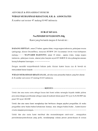 Contoh surat kuasa yang benar dan turorial lengkap cara membuatnya. Pdf Surat Kuasa Pencurian