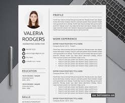 Choose & download from our cv library of 228 free uk cv templates in microsoft word format. Cv Template For Ms Word Professional Modern Cv Template Cover Letter References 1 3 Page Resume Template Unlimited Download Printable Curriculum Vitae Template Thecvtemplates Com