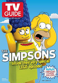 Tv Guide Cover The Simpsons Lego Special Episode Tv Guide The Simpsons Lego For Kids