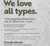 Timberland Bank Blood Drive