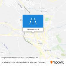 Cómo llegar a Calle Periodista Eduardo Font Moreno, Granada en autobús o  metro?
