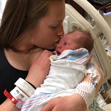 Logan Hayward Thielsen is here! 💙Congrats to our long time member Erin and  her husband R.J.