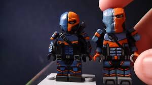 Image 0 of lego dc batman ii deathstroke minifigure [no . Custom Lego Batman Villain Minifigures Part 6 Deadshot Deathstroke And Firefly å½±ç‰‡ Dailymotion