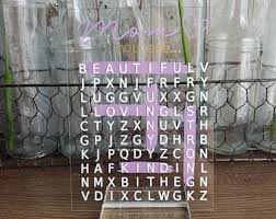 Download 5x7 Acrylic Word Search Gifts For Her Gifts For Him Etsy In 2021 Personalized Fathers Day Gifts Cricut Fathers Day Projects Acrylic Gift