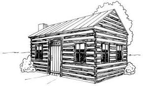 How To Draw A Log Cabin In 4 Steps Cabin Art Designs To Draw Architecture Drawing