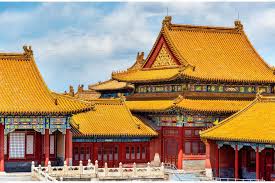 View Of The Forbidden City In Beijing Forbidden City Chinese Architecture Ancient Greek Architecture