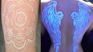 Mandala white blast over by zero kaos whiteblastover zerokaos blastover whiteink blacksleeve coverup mandala. Amazing White Ink Tattoos Ideas On White And Black People Youtube