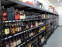 Liquor Store Shelving Wine Displays Liquor Store Design Handy Store Fixtures In 2020 Liquor Store Store Fixtures Storing Paint