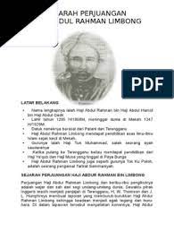 Sri paduka sultan mahmud badaruddin prabu diradja / smb iii (zuriat kelima sultan mahmud badarrdin ii) bin raden haji abdul hamid prabu diratdjah iv, dikukuhkan menjadi sultan palembang darussalam dan. Abdul Rahman Limbong Docx