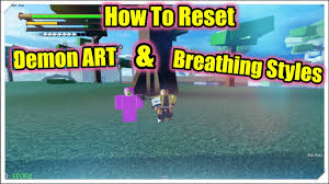 This was patched on november 28th. How To Reset Breathing Style Demon Art Free Reset Location Demon Slayer Rpg 2 Roblox