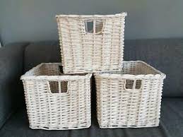 Aufbewahrungskorbe aus baumwolle weiss von hubsch interior : Aufbewahrungskorb Weiss Mobel Gebraucht Kaufen Ebay Kleinanzeigen