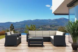 Monaco Lounge Table Koltuklar Luks Balkon