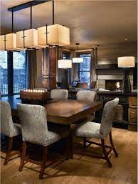 Siguen una línea conservadora y más funcional. Comedores Modernos En Madera Decoracion De Interiores Diseno De Interiores Transitional Dining Room House Interior Home