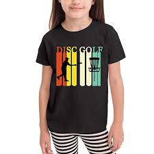 Amazon Com Disc Golf Silhouette Retro Vintage 2 6 Years Old