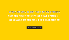Maybe you would like to learn more about one of these? 12 Nancy Reagan Quotes To Live By Self