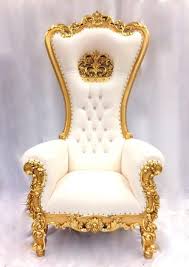 Throne Crown White With Gold Trim Throne Chair Chair Chairs For Sale
