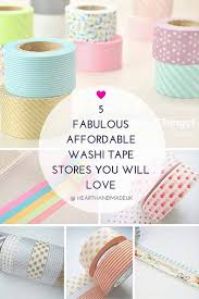5 Affordable Washi Tape Stores You Will Love Washi Tape Planner Washi Tape Crafts Washi Tape Diy