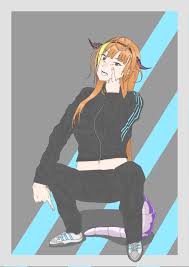 You can tell that she doesn't really want to graduate from hololive just by the way that she was acting. Gangster Kiryu Coco In Adidas Hololive