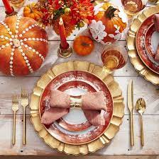 Group of matched tableware or flatware for one diner. 60 Thanksgiving Table Settings Thanksgiving Tablescapes Decoration Ideas