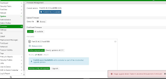 Failed To Upgrade Firmware On Fortigate 30e Fortinet Technical Discussion Forums