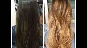 Long ombre texture one of the best haircut for brown to blonde hair. Dark Brown To Blonde Balayage Ombre Vlog Youtube