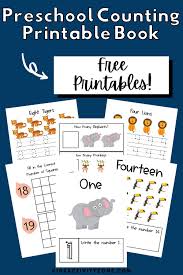 jungle theme preschool unit counting book included kids activity zone
