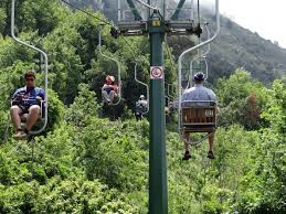 Flying Through The Clouds On The Anacapri Chair Lift Of Capri