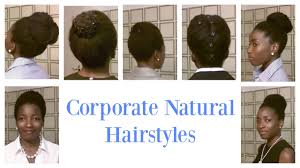 Thinking about a new hair color or haircut? Corporate Look For Short And Medium Natural Hair Professional Styles For Short Natural Hair Youtube