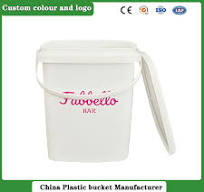 Food Grade 5L Square Bucket -20º C~120º C Plastic Bucket Suitable for Food  Packaging Iml Container