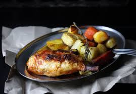 Ich habe es hier in. Knusprige Vegane Hahnchenkeulen Aus Dem Ofen Dailyvegan