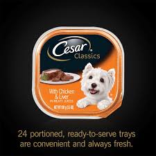Cesar Canine Cuisine Wet Dog Food With Chicken And Liver Pack Of 24 3 5 Oz Trays Be Sure To Check Out Training Your Dog Dog Training Positive Dog Training