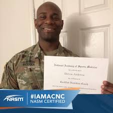 How do you become a certified personal trainer? Nasm On Twitter We Re Excited To Welcome Delvon To The Nasm Family As A Certified Nutrition Coach Join Us In Congratulating Him On This Accomplishment Share Your Photo With Iamacnc For