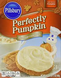 In small microwavable bowl, microwave frosting on high 10 to 15 seconds or until thin and drizzling consistency. Pillsbury Perfectly Pumpkin Premium Cookie Mix 17 5 Oz Amazon Com Grocery Gourmet Food