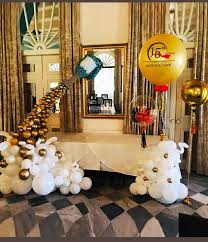 Blue balloons work perfectly for the decor of a winter wonderland theme or 45th wedding anniversary party! 15th Anniversary Celebration One Image Balloon Sdn Bhd