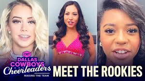 This is the inside story of selecting this year's dallas cowboys cheerleaders squad with all the emotion and drama as hundreds of women hope to make the team. Meet The Dallas Cowboys Cheerleaders Making The Team Season 15 Rookies Cmt