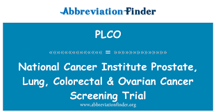 It can include chemotherapy, radiation therapy, or other treatment. Plco Definition National Cancer Institute Prostate Lung Colorectal Ovarian Cancer Screening Trial Abbreviation Finder