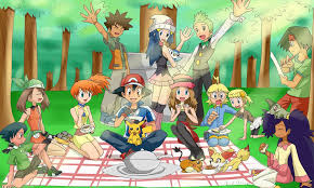 Ash Satoshi Sure Has Made Alot Of Friends Over His Travels So I Thought Bring Them All Together For A Picni Pokemon Manga Pokemon Pictures Pokemon Characters