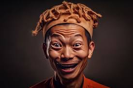 Der lustige Mönch Foto & Bild