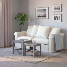 Ikea 2 seater sofa leather. Gronlid 2 Seat Sofa Bed Inseros White Ikea